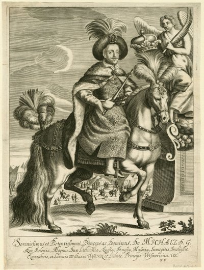 Michal Korybut Wiśniowiecki 1640-1673, koning van Polen en groothertog van Litouwen, ca. 1670 door Unbekannt