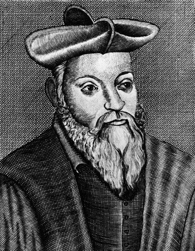 Michel Nostradamus 1503-1556, Franse arts en astroloog, 17e eeuw door Unbekannt