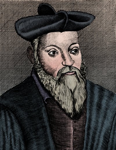 Michel Nostradamus 1503-1556, Franse arts en astroloog, 17e eeuw door Unbekannt