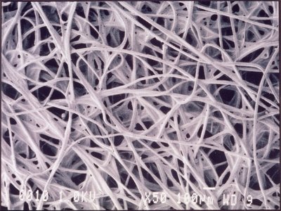 Micrografieën (Licht) Chemotextiel doek, licht micrografie door Unbekannt