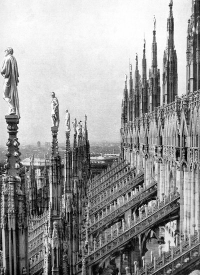 Kathedraal van Milaan, Italië, 1926 door Unbekannt