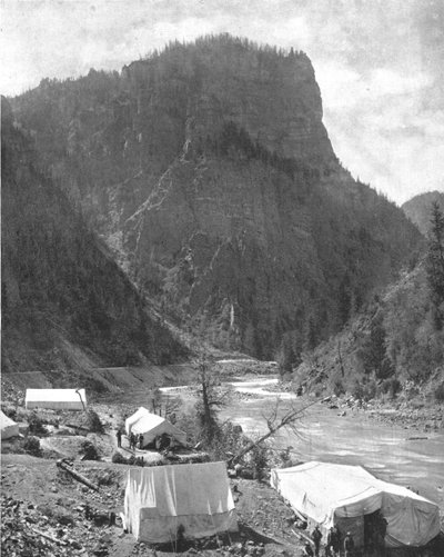 Mijnkamp, Nevada, VS, ca. 1900 door Unbekannt