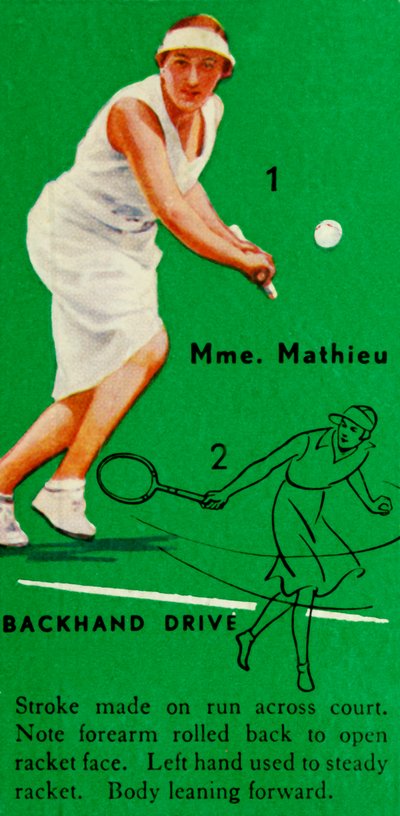 Mme. Mathieu - Backhand Drive door Unbekannt