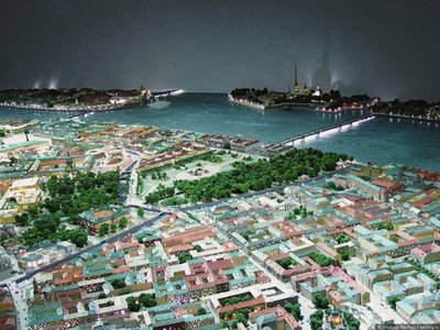 Model van Sint-Petersburg door Unbekannt