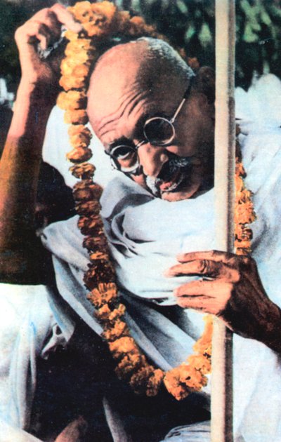 Mohondas Karamchand Gandhi 1869-1948, Indiase nationalistische leider door Unbekannt