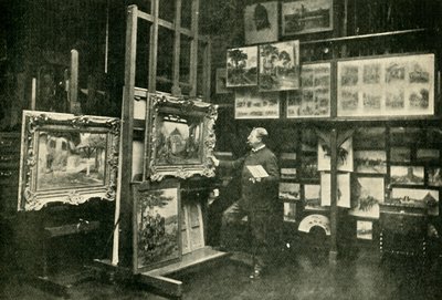 Monsieur Detaille in zijn Studio, 1900 door Unbekannt