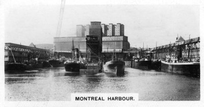 Haven van Montreal, Quebec, Canada, ca. 1920s door Unbekannt