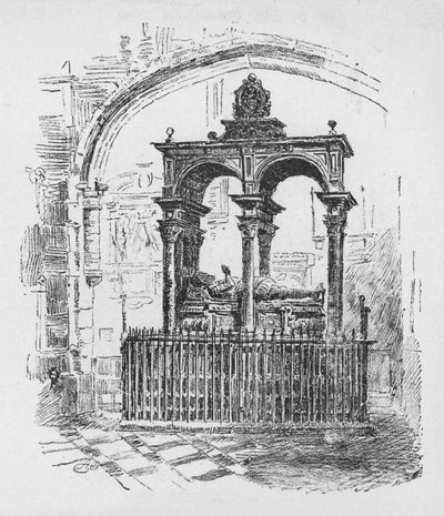 Monument van Sir William Pickering, 1890 door Unbekannt