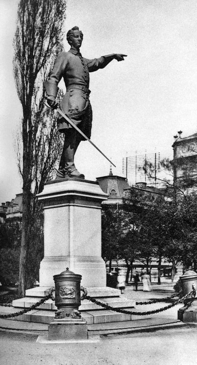 Monument voor Karel XII, tuinen achter het Koninklijk Operahuis, Stockholm, Zweden door Unbekannt