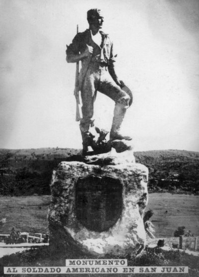 Monument voor de Amerikaanse Soldaat in San Juan Hill, 1920s door Unbekannt