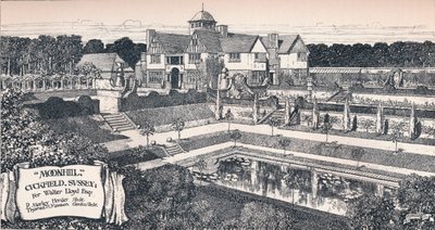 Moonhill, Cuckfield, Sussex, ca. 1902 door Unbekannt