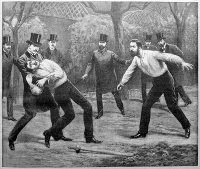 Dodelijk duel op de Grande Jatte, 1903 door Unbekannt