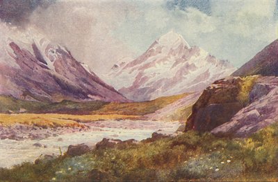Mount Cook, Nieuw-Zeeland, 1924 door Unbekannt