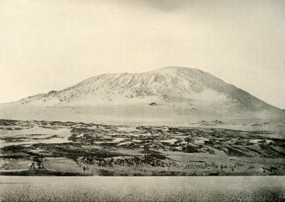 Mount Erebus...De oude krater aan de linkerkant door Unbekannt
