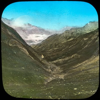 Berglandschap, India door Unbekannt