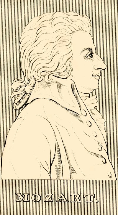 Mozart, 1756-1791 door Unbekannt