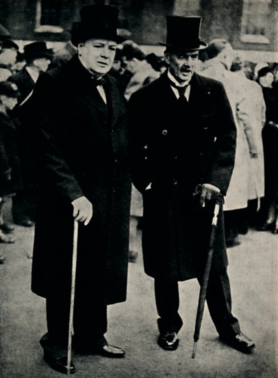 Mr. Chamberlain en Mr. Churchill, 23 februari 1940 door Unbekannt