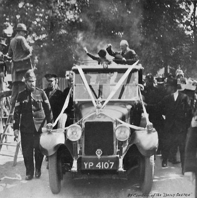 Mr. Churchill werd verkozen voor Epping, als een Conservatief, 1929, 1945 door Unbekannt