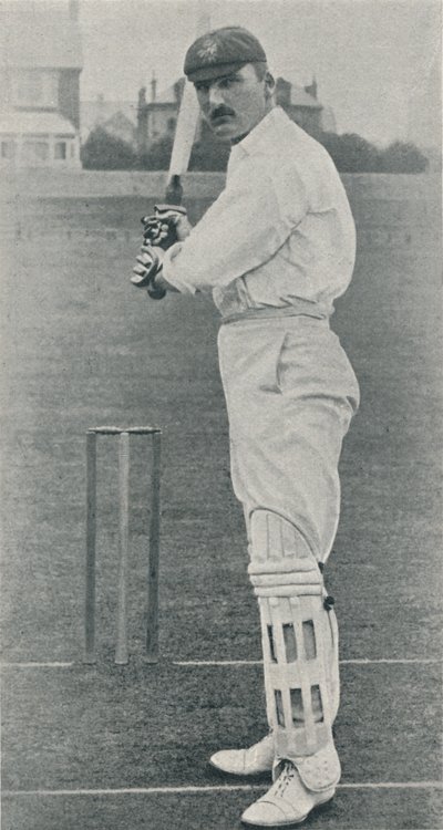 Mr. Maclaren aan het batten, ca. 1900, 1910 door Unbekannt