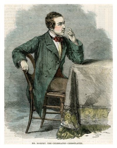 Mr Morphy, de beroemde schaker, 19e eeuw door Unbekannt