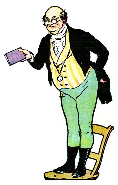 Mr Pickwick, uit The Pickwick Papers van Charles Dickens, 1912 door Unbekannt
