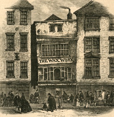 Mrs. Salmons Wasfiguren, Fleet Street - Paleis van Hendrik VIII en Kardinaal Wolsey, 1897 door Unbekannt