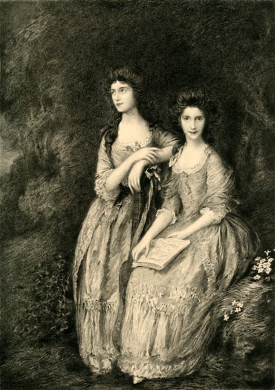 Mevrouw Sheridan en mevrouw Tickell, ca. 1772, 1908 door Unbekannt