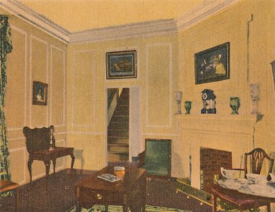 De zitkamer van mevrouw Washington, 1946 door Unbekannt