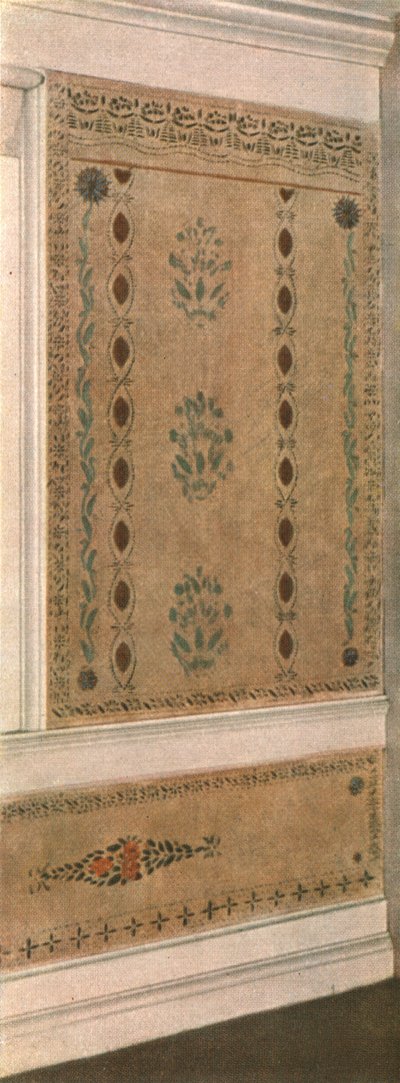 Muurschildering in Starret House, Francestown, VS, 1928 door Unbekannt