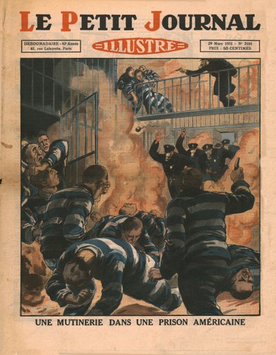 Muiterij in een Amerikaanse gevangenis, 1931 door Unbekannt