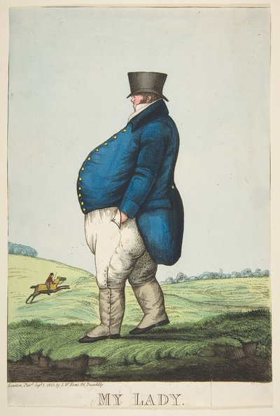 Mijn dame, 1 september 1821 door Unbekannt