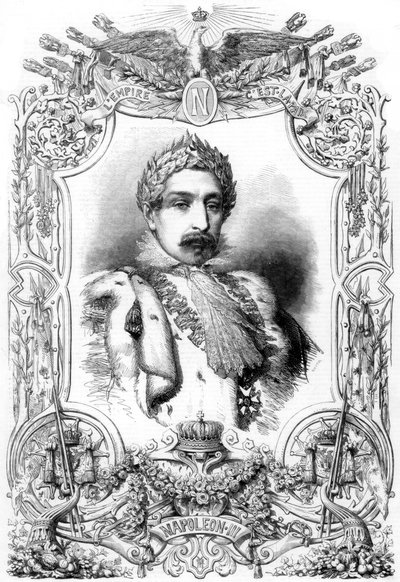 Napoleon III, Keizer van Frankrijk, 1853 door Unbekannt