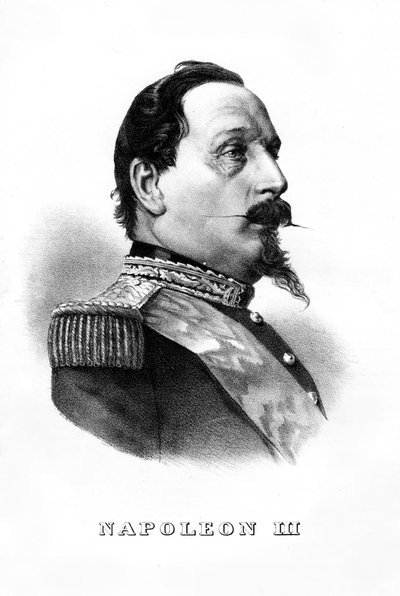 Napoleon III, president van de Franse Republiek en keizer van Frankrijk, 1860s door Unbekannt