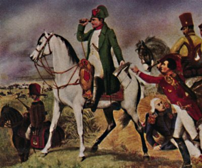 Napoleon I 1769-1821. In de Slag bij Wagram, 1934 door Unbekannt
