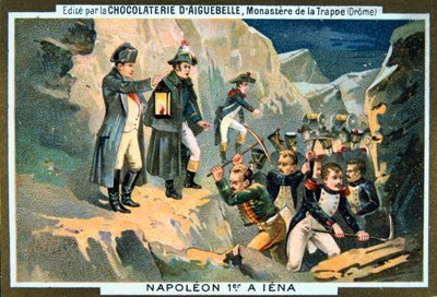 Napoleon bij de Slag bij Jena, 14 oktober 1806, 19e eeuw door Unbekannt