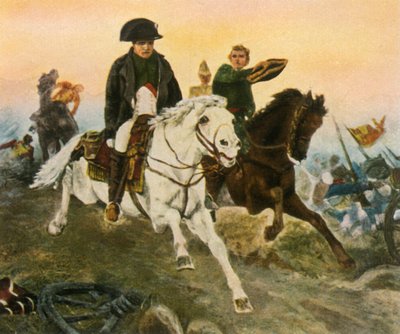 Napoleon op de terugtocht van Waterloo, 18 juni 1815, 1936 door Unbekannt