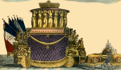Napoleons begrafeniswagen, 1840, 1921 door Unbekannt