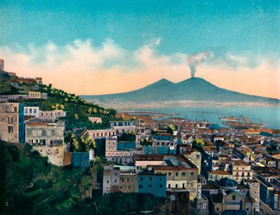 Napoli - Panorama Da Via Tasso, vanaf Via Tasso, ca. 1900 door Unbekannt