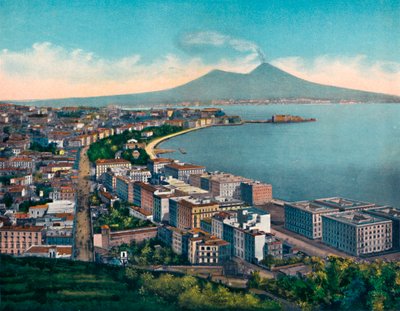 Napoli - Panorama Da Villa Patrizia, Vomero door Unbekannt