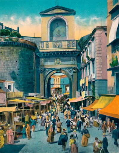 Napoli - Porta Capuana, ca. 1900 door Unbekannt