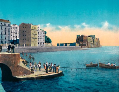Napoli - Via Partenope en Castello Dell