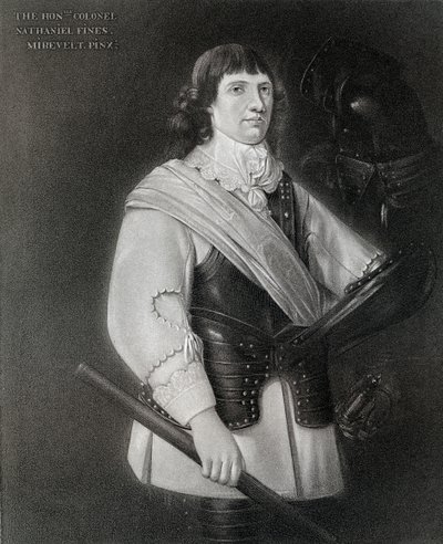 Nathaniel Fiennes, ca. 1608-1669, Engelse politicus, 17e eeuw, 1899 door Unbekannt