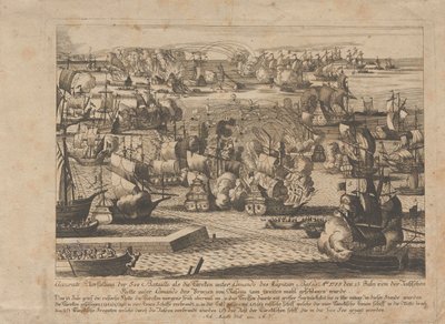 Zeeslag tussen de Russische en Ottomaanse vloot op 13 juli 1788, 1788 door Unbekannt