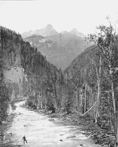 Naaldbergen, Canyon van de Rio de las Animas, Colorado, VS, ca. 1900 door Unbekannt
