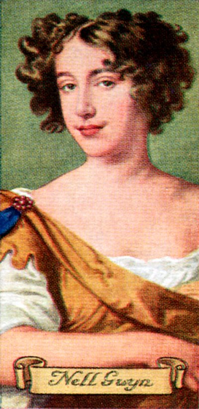 Nell Gwyn, uit een serie sigarettenkaartjes, 1935 door Unbekannt