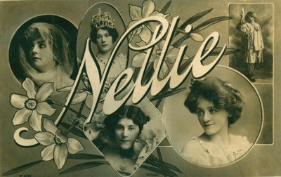 Nellie, ansichtkaart van Edwardiaanse actrice Nellie Stewart door Unbekannt