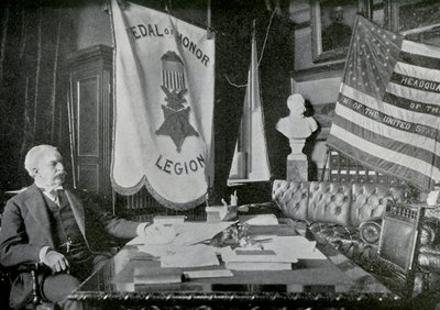Nelson A. Miles, generaal van het Amerikaanse leger, bij zijn hoofdkwartier, 1898 door Unbekannt
