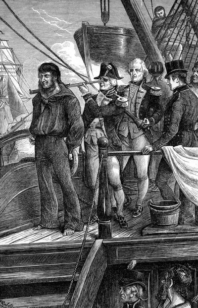 Nelson en het signaal, Slag bij Kopenhagen, 1801 door Unbekannt