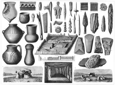 Neolithische Oudheden, 1901 door Unbekannt