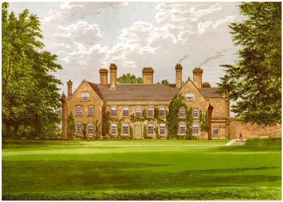 Nether Hall, Suffolk, huis van de familie Greene, ca. 1880 door Unbekannt